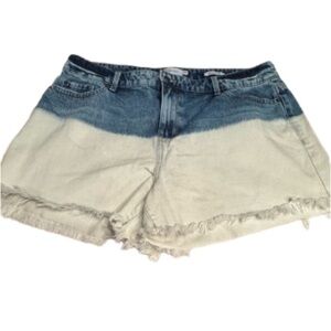 True Craft Denim Ombre shorts 16W